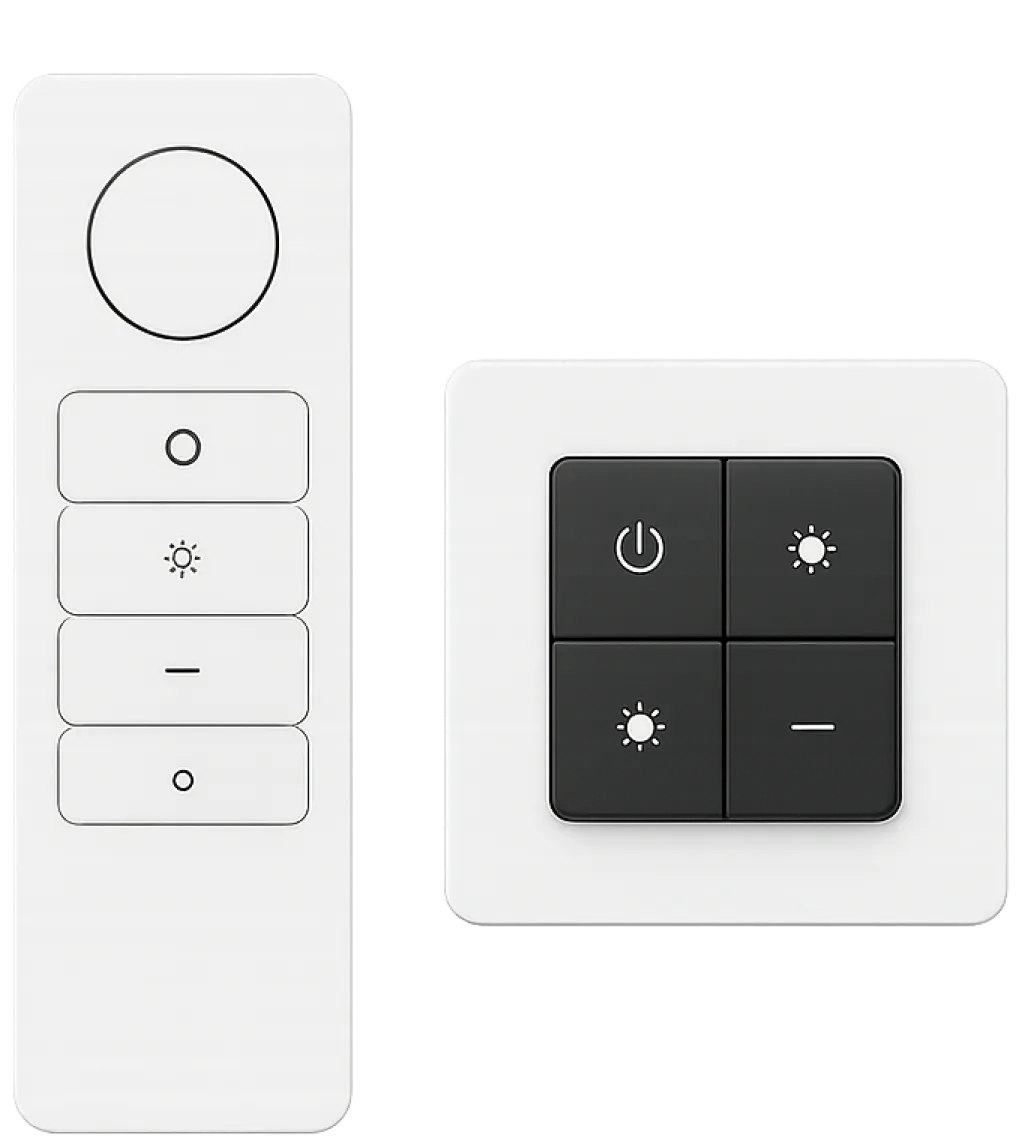 Smart control for track lighting – remote & Wi-Fi panels