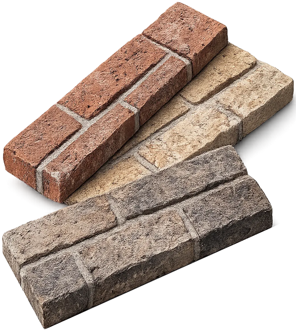 Brick imitation