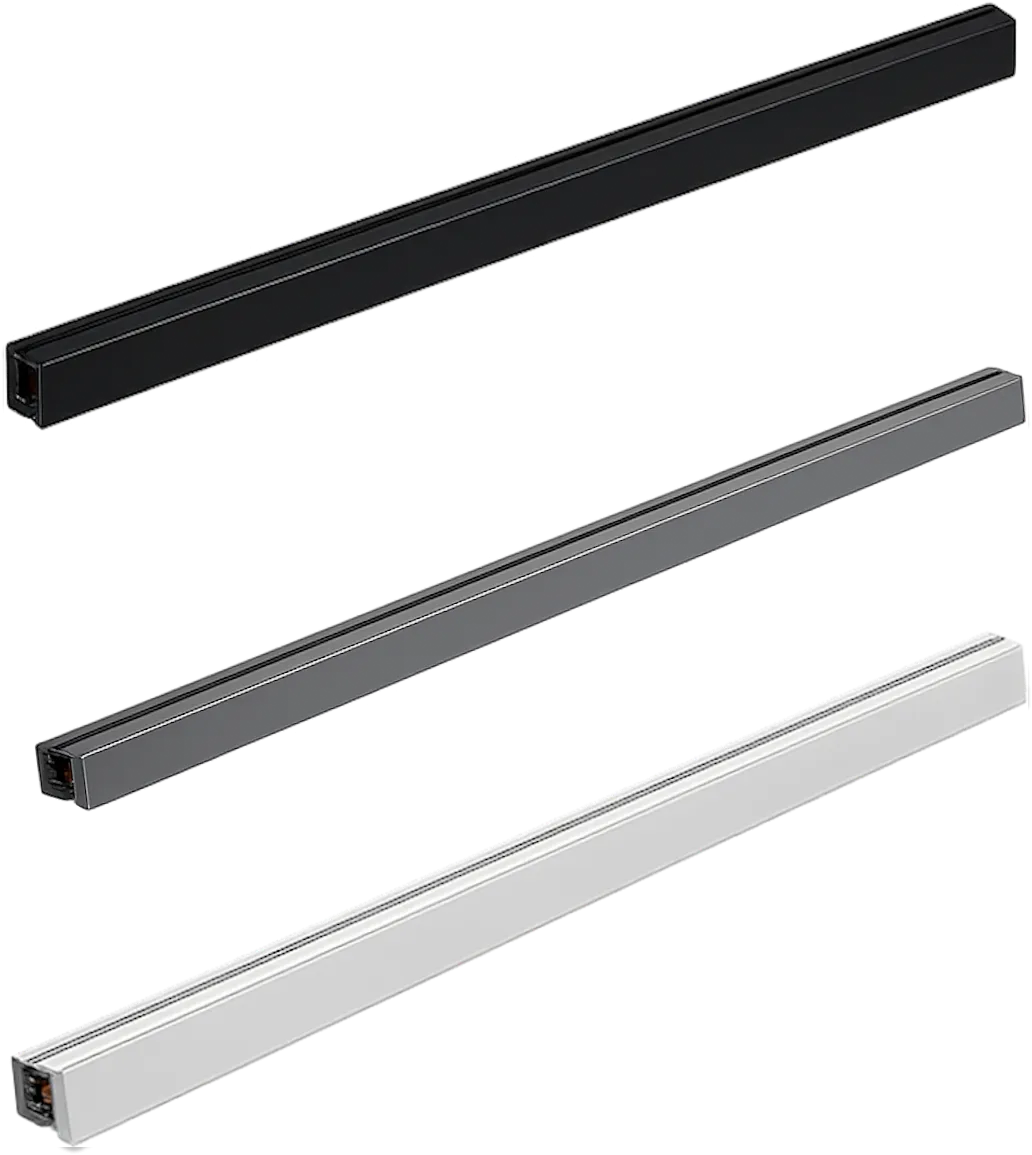 Magnetic track rails