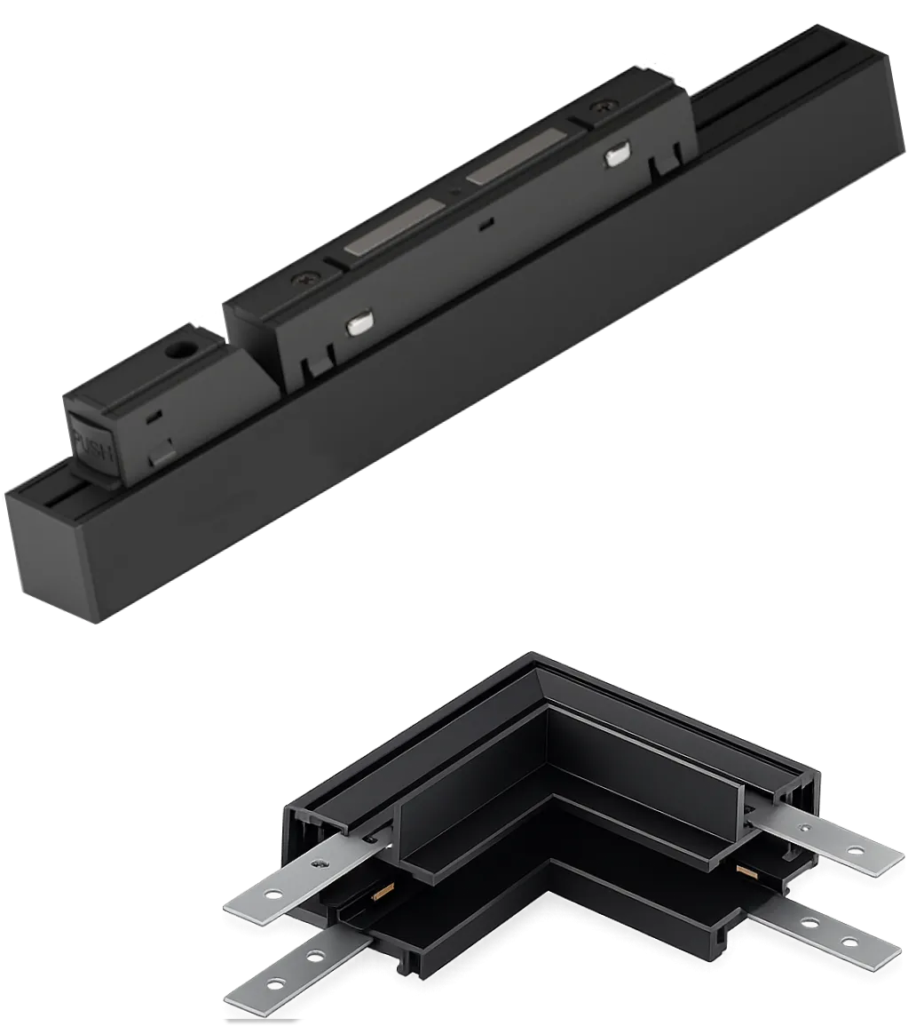 Magnetic track accessories