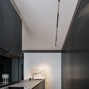 LED magnetna svetilka Green Tech 6W, 3000K, IP20, OSRAM LED, črna barva