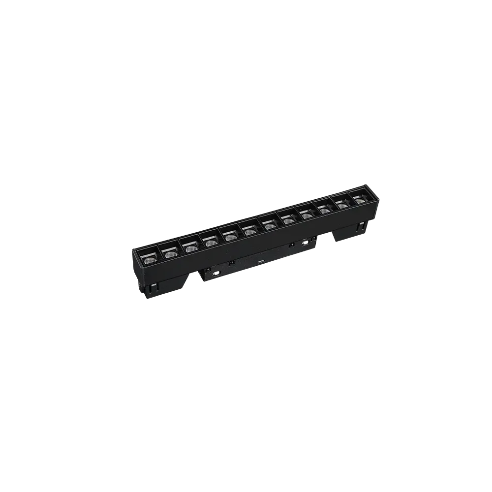LED magnetna svetilka Green Tech 12W, 4000K, IP20, OSRAM LED, črna barva