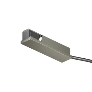 Universal power connector for BASE track rail 48V dark nickel SHINE (TR/EU-5721-DN)