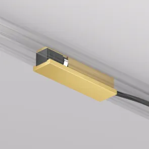 Univerzalni napajalnik za tirnico BASE 48V satinasta medenina SHINE (TR/EU-5721-SB)