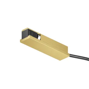 Univerzalni napajalnik za tirnico BASE 48V satinasta medenina SHINE (TR/EU-5721-SB)