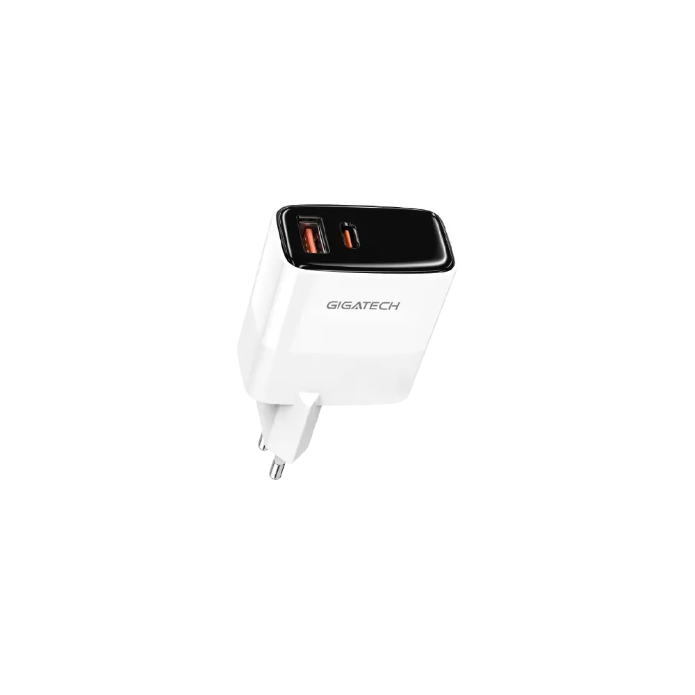 Univerzalni polnilec Gigatech GXC350, GAN, 35W, USB in Type-C