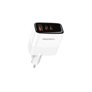 Universal Charger Gigatech GXC650, GAN, 65W, USB & 2x Type-C