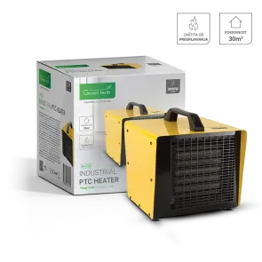 Industrijski električni PTC grelnik Green Tech 3000W