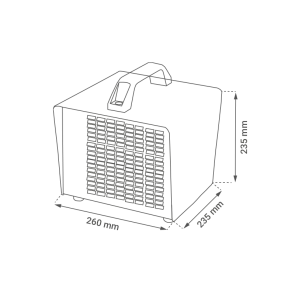 Industrial Electric PTC Heater Green Tech 3000W