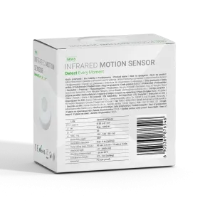 Infrardeči nadometni senzor gibanja Green Tech IMS05, 360°, IP20