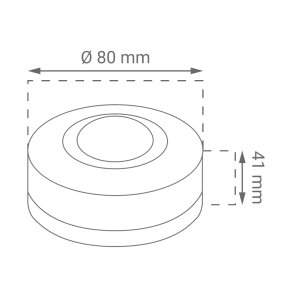 Infrardeči nadometni senzor gibanja Green Tech IMS05, 360°, IP20