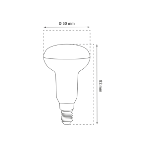 LED žarnica Green Tech 5W, 4000K, E14, R50, IP20, Sanan čip