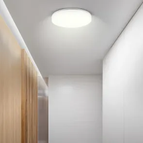 LED stropna svetilka Green Tech 18W, 3CCT, IP54, Ø 28 cm, bela