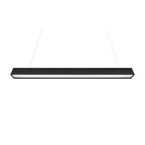LED linearna svetilka Green Tech 40W, 3CCT, IP40, 120 cm, črna