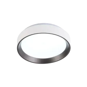 LED Ceiling Light Green Tech 12W, 4000K, IP20, White + Anthracite, Ø 25.8 cm