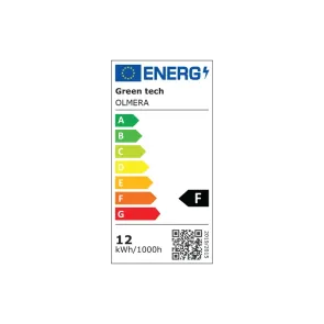 LED stropna svetilka Green Tech 12W, 4000K, IP20, modra, Ø 25,8 cm