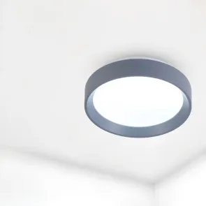LED stropna svetilka Green Tech 12W, 4000K, IP20, modra, Ø 25,8 cm