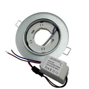 Recessed light GX53, up to 15W, IP20, L08-10, sand white