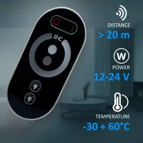 LED Controller D01-1 | 12–24V DC | Touch Remote | RF Control