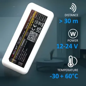 LED Controller D01-3 | Monochrome | 2.4G RF | Smart | 12A | DC 12–24V