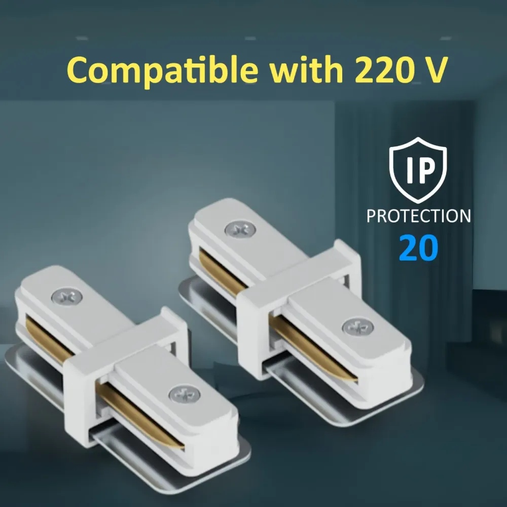 I-Connector for Track IC 01-2 | 220V AC | IP20 | White