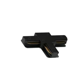 T-spoj za tirno vodilo IC 01-6 | 220V AC | IP20 | Črna