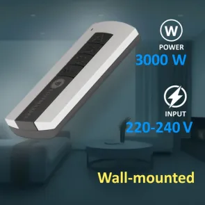 LED Remote Switch K02-2 | Triple Rocker | 3000W | AC 220–240V