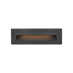 Recessed LED Wall Light 5W 3000K IP44 (Black)