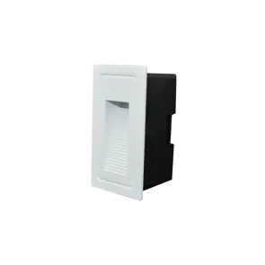 Vgradna LED stenska svetilka 3W 3000K IP44 (bela)