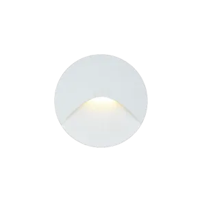 Okrogla vgradna LED svetilka 3W 3000K IP44 (bela)