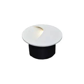 Okrogla vgradna LED svetilka 3W 3000K IP44 (bela)