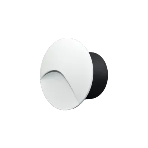 Okrogla vgradna LED svetilka 3W 3000K IP44 (bela)