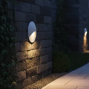 Okrogla vgradna LED svetilka 3W 3000K IP44 (bela)