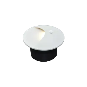 Vgradna LED svetilka s senzorjem 3W 3000K IP44 (bela)