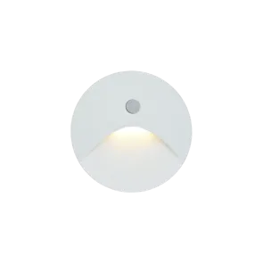 Vgradna LED svetilka s senzorjem 3W 3000K IP44 (bela)