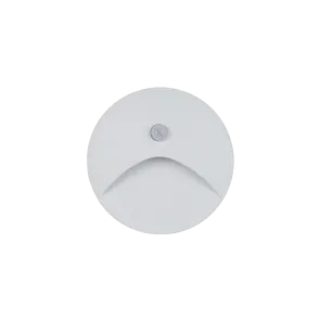 Vgradna LED svetilka s senzorjem 3W 3000K IP44 (bela)