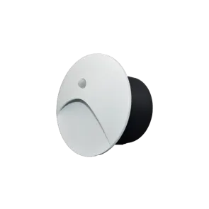 Vgradna LED svetilka s senzorjem 3W 3000K IP44 (bela)