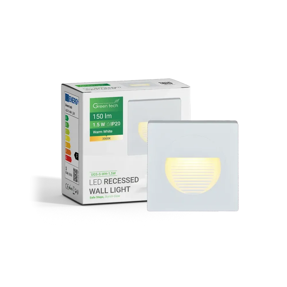 Vgradna LED svetilka 1.5W 3000K IP20 (bela)