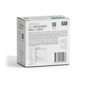 Vgradna LED svetilka s senzorjem 1.5W 3000K IP20 (bela)