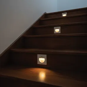 Vgradna LED svetilka s senzorjem 1.5W 3000K IP20 (bela)