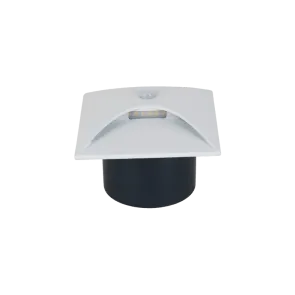 Recessed LED Wall Light with Sensor 3W 3000K IP44 (White)