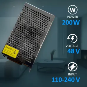 LED Power Supply TMB01-3 | 48V | 200W | AC110–240V / DC48V | IP20