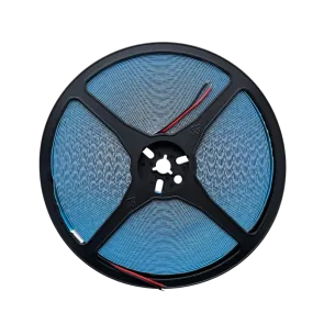 LED strip LS01-1 (12V, 9,6W/m, 3000K, 25 m). Warm white light, easy installation, ideal for decorative and main lighting.