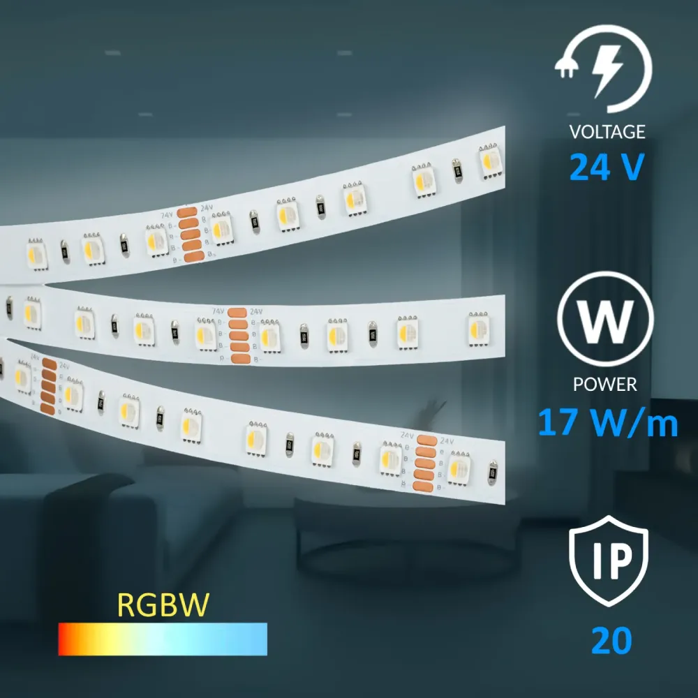 LED strip LSS03-1 | 24V | 17W/m | RGBW | 25 m | IP20