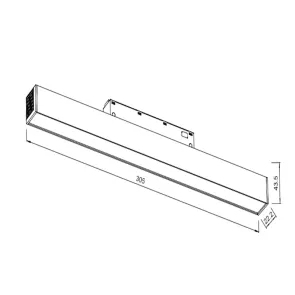 Magnetic Downlight 48V, 10W, 4000K, 800Lm, ML02-1