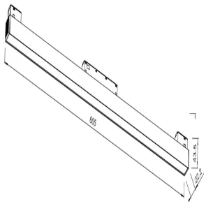 Magnetna tirna svetilka 48V 20W 4000K 1600lm ML02-2