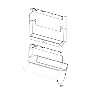 Recessed Downlight 48V, 6W, 4000K, 480lm, IP20, ML04-2