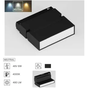 Recessed Downlight 48V, 6W, 4000K, 480lm, IP20, ML04-2