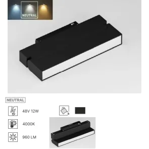 Recessed Downlight 48V, 12W, 4000K, 960Lm, IP20, ML04-3