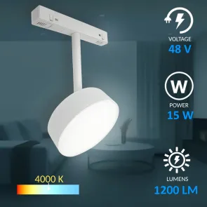 Pendant Magnetic Light 15W, 4000K, IP20, ML08-2